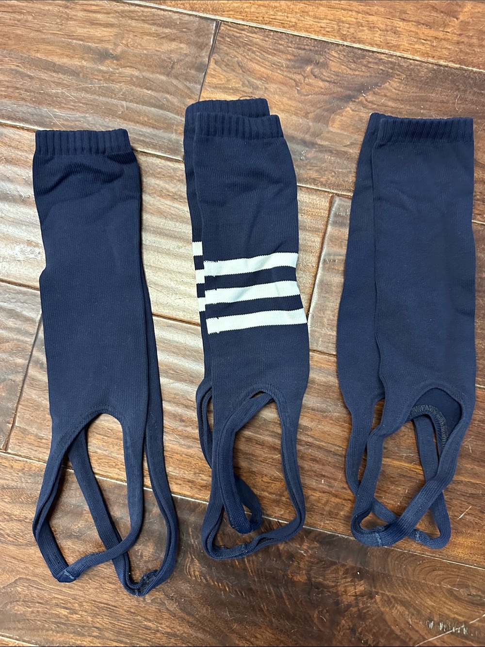3 pair Men’s Navy Stirrup baseball socks